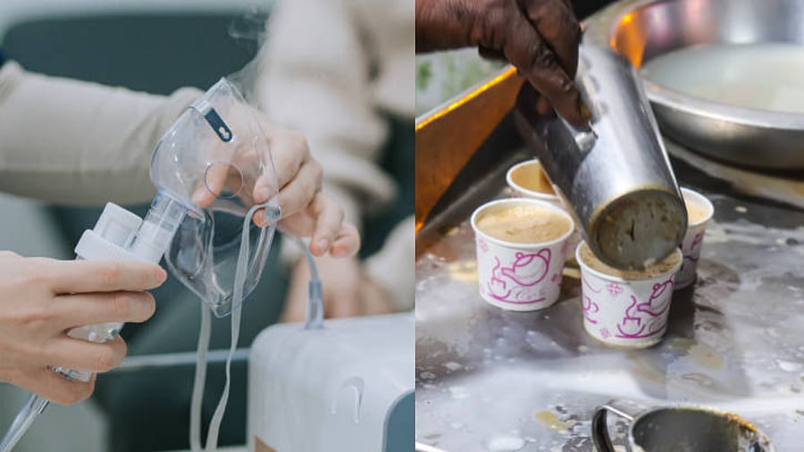 <div class="paragraphs"><p>Representative image of ventilator (L) and tea (R).</p></div>