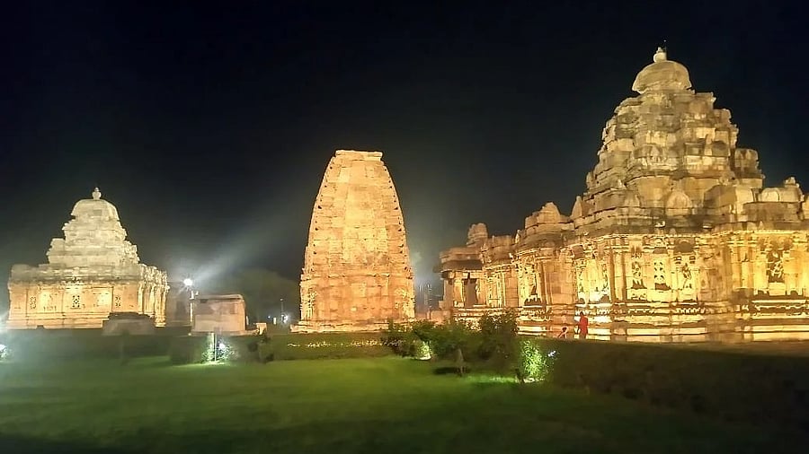 The Archaeological Survey of India, with corporate social responsibility funds from Indian Oil, is installing illumination lights at Pattadakal, which received the Unesco world heritage site tag in 1987. But the Badami Chalukya dynasty era site suffers from lack of connectivity and poor hospitality infrastructure even after getting the recognition. photo by ASI  