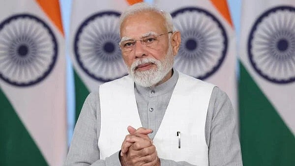 <div class="paragraphs"><p>Prime Minister Narendra Modi addresses the foundation stone laying ceremony of Sardardham Phase II in Ahmedabad, via video conferencing.</p></div>