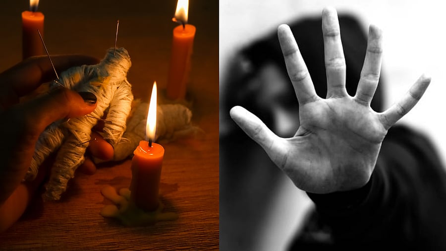 <div class="paragraphs"><p>Representative image of rape (R) and tantric puja (L).</p></div>