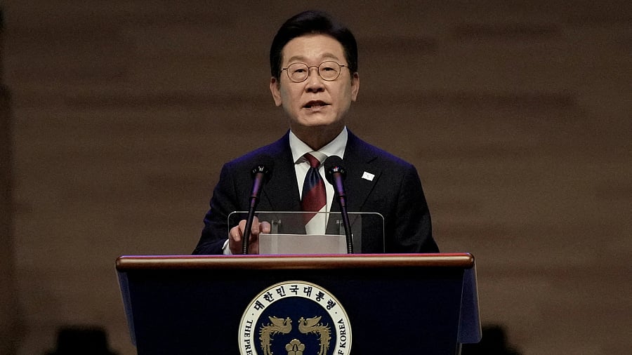 <div class="paragraphs"><p>FILE PHOTO: South Korean President Lee Jae Myung.</p></div>