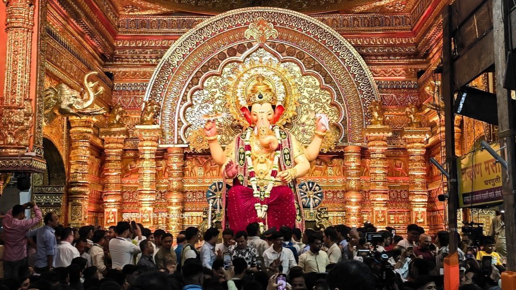 Lalbaugcha Raja 2025 first look sets the tone for Ganeshotsav in Mumbai