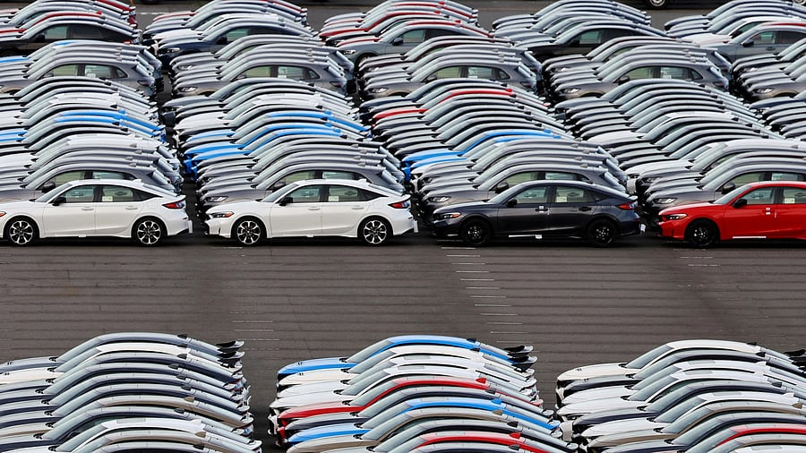 <div class="paragraphs"><p>Honda vehicles are lined up at a vehicle storage yard at an industrial port, in Yokohama, near Tokyo, Japan, July 23, 2025. </p></div>
