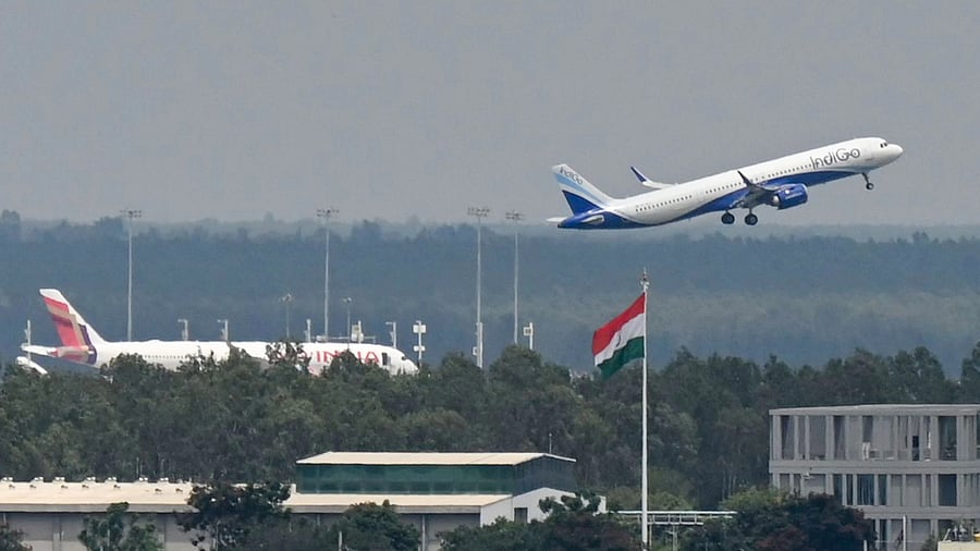 <div class="paragraphs"><p>Flights at Kempegowda International Airport (KIA) in Bengaluru.</p></div>