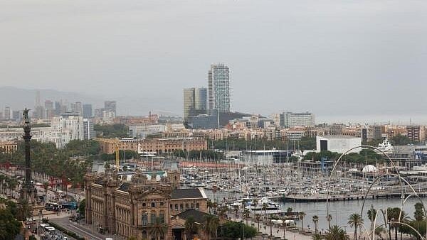 <div class="paragraphs"><p>Panoramic view of the port of Barcelona from where a new humanitarian flotilla of ships will depart, aiming to break Israel's blockade of Gaza, deliver urgent humanitarian aid and denounce the war in Gaza.</p></div>