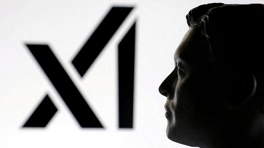 <div class="paragraphs"><p>A 3D-printed miniature model of Elon Musk and the xAI logo</p></div>