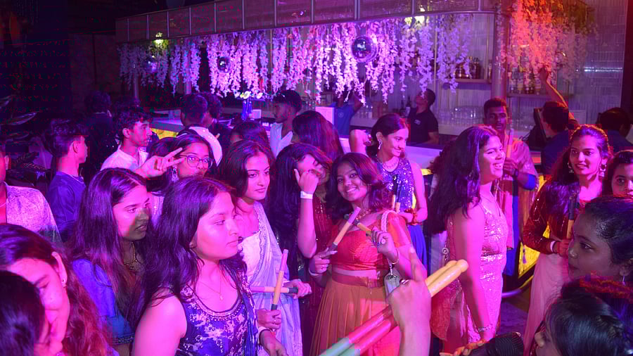 ‘A big fat (fake) wedding’ party hosted by Thanush S Gowda, Ibrahim Jidda and Arjun Nag at SOKO House of Commons at Mysuru.