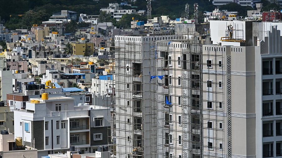 <div class="paragraphs"><p>Aerial view of Bengaluru city from BMT Layout area. </p></div>