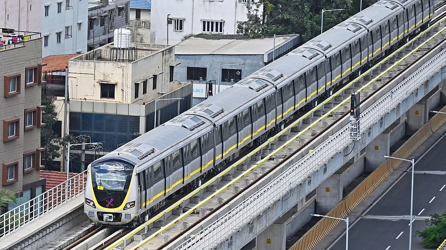 <div class="paragraphs"><p>Namma Metro’s Yellow Line between RV Road and Bommasandra was launched for public service on August 10. </p></div>