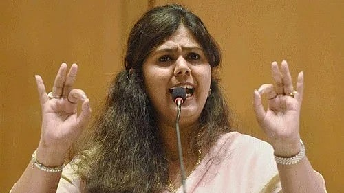 <div class="paragraphs"><p>A file photo of BJP leader Pankaja Munde </p></div>