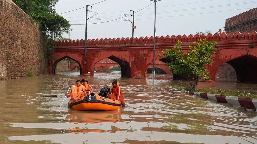 <div class="paragraphs"><p>Representative image of Yamuna floodwater.</p></div>