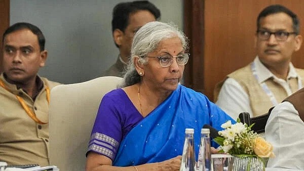 <div class="paragraphs"><p>Finance Minister Nirmala Sitharaman during the 56th GST Council meeting</p></div>
