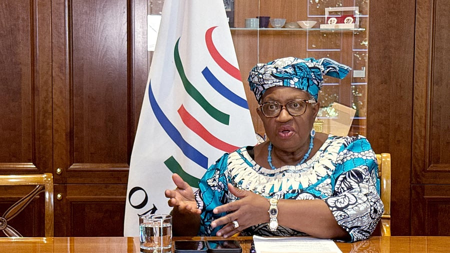 <div class="paragraphs"><p>Ngozi Okonjo-Iweala, Director general of the World Trade Organisation (WTO) attends an interview.</p></div>