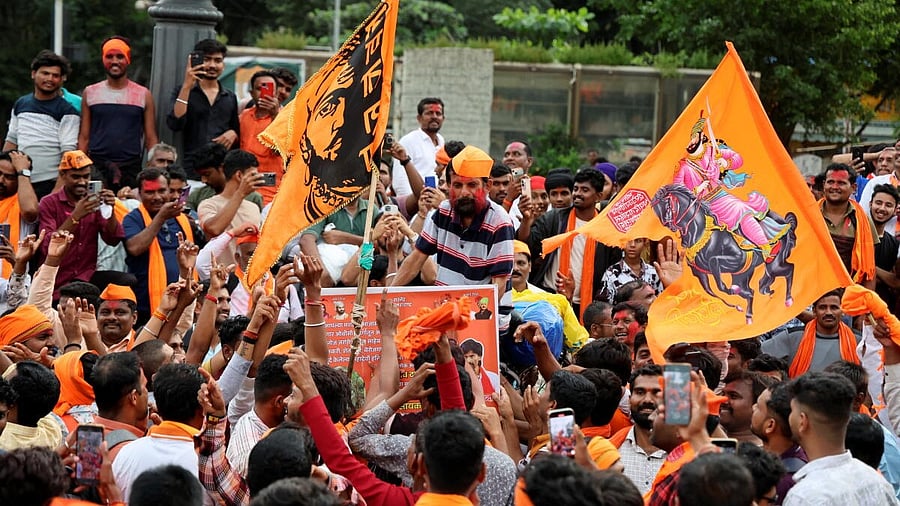 <div class="paragraphs"><p>Celebration after govt accepts Maratha quota demands</p><p></p></div>