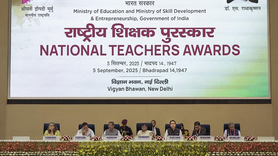 <div class="paragraphs"><p>National Teachers Awards 2025 in Delhi</p><p></p></div>