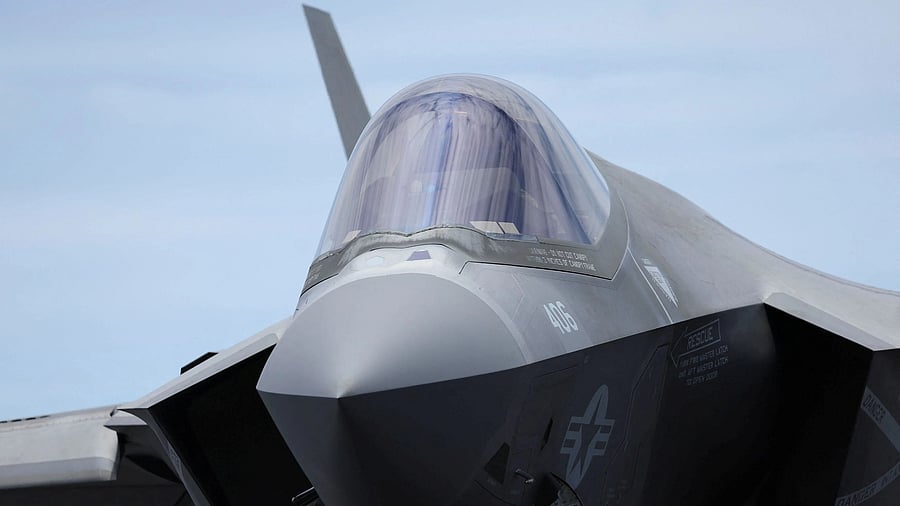 <div class="paragraphs"><p>An F-35 jet prepares to launch off the USS Carl Vinson aircraft carrier during the Rim of the Pacific  military exercises.</p></div>