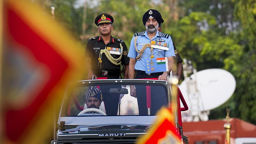 <div class="paragraphs"><p>Chief of the Air Staff Air Chief Marshal Amar Preet Singh during the Passing Out Parade at Officers Training Academy, in Chennai, Saturday, Sept. 6, 2025.</p></div>