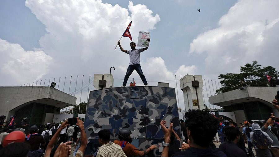 <div class="paragraphs"><p>Protest against corruption and government’s decision to block several social media platforms, in Kathmandu</p><p></p></div>