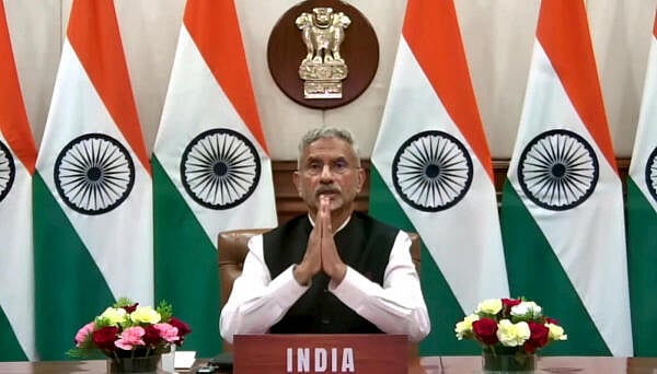 <div class="paragraphs"><p>Union External Affairs Minister S Jaishankar speaks during a virtual meeting with the BRICS leaders.</p></div>
