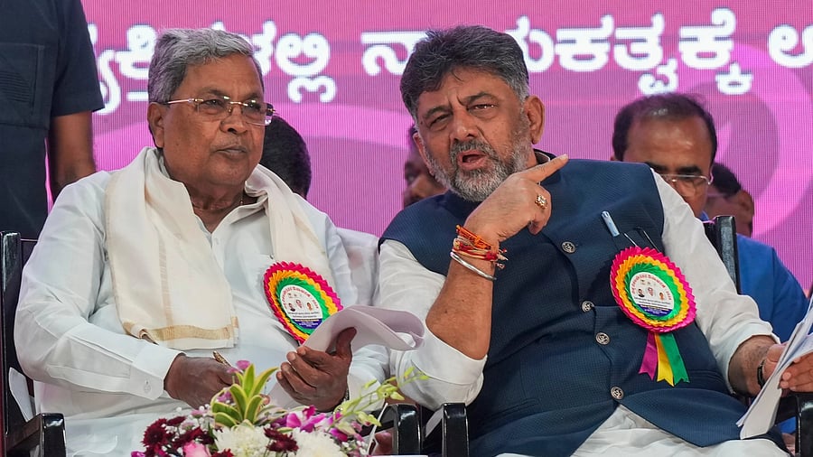 <div class="paragraphs"><p>  Chief Minister Siddaramaiah (L) and Deputy Chief Minister D K Shivakumar </p></div>