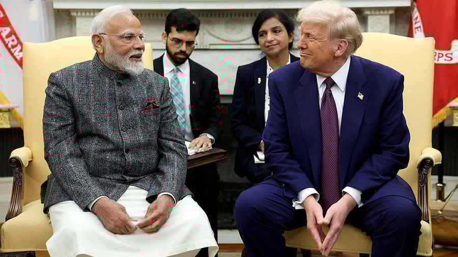 <div class="paragraphs"><p>US President Donald Trump (R) and Prime Minister Narendra Modi.</p></div>