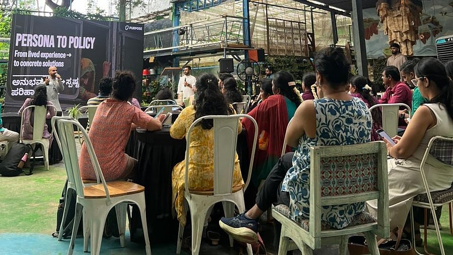 <div class="paragraphs"><p>Participants at the 'Women on the Move' event in the city on Wednesday. </p></div>