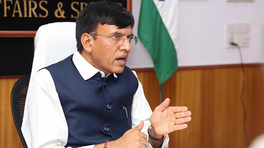 <div class="paragraphs"><p> Union Minister of Sports and Youth affairs Mansukh Mandaviya.</p></div>