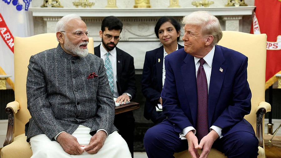 <div class="paragraphs"><p>US President Donald Trump with Prime Minister Narendra Modi </p></div>