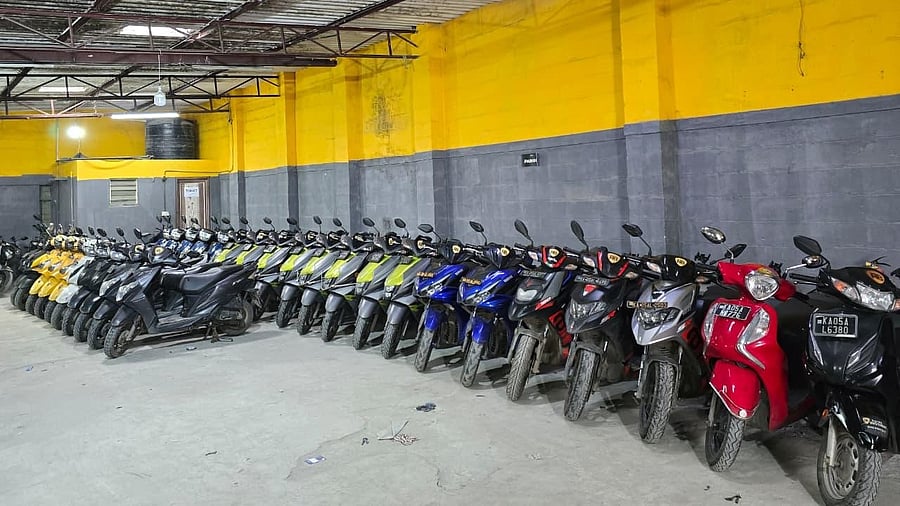 <div class="paragraphs"><p>Royal Brothers has a fleet of 5,500 bikes, of which about 4,300 are scooters. </p></div>