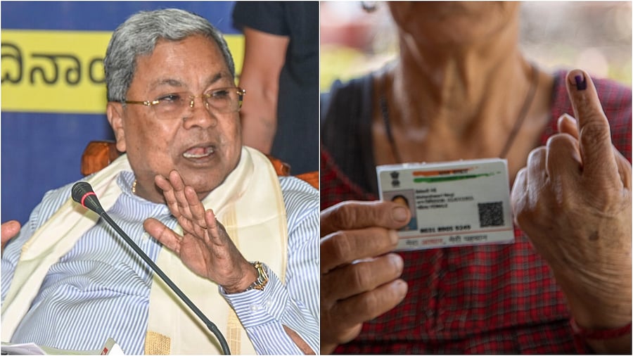 <div class="paragraphs"><p>Karnataka CM Siddaramaiah(L), The UIDAI had earlier said it started to deactivate Aadhaar numbers of deceased persons. (Representative image)</p></div>