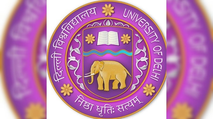 <div class="paragraphs"><p>Delhi University logo.</p></div>