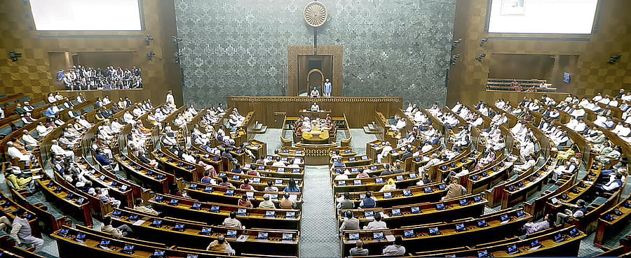 <div class="paragraphs"><p>A view of the Lok Sabha in New Delhi.</p></div>