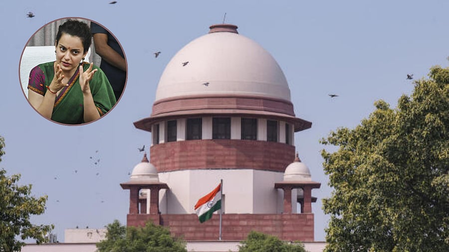 <div class="paragraphs"><p>Supreme court of India. Inset: Kangana Ranaut.</p></div>