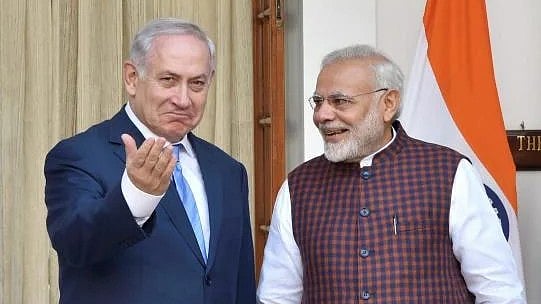 <div class="paragraphs"><p>Prime Minister Narendra Modi and his Israeli counterpart Benjamin Netanyahu.</p></div>