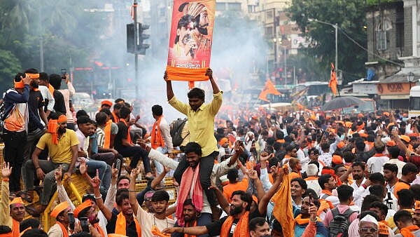 <div class="paragraphs"><p>Maratha community members celebrate after the Maharashtra government accepted most of activist Manoj Jarange Patil's demands</p></div>