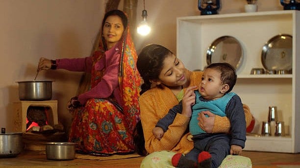 <div class="paragraphs"><p>Representative image for a homemaker with her family.</p></div>