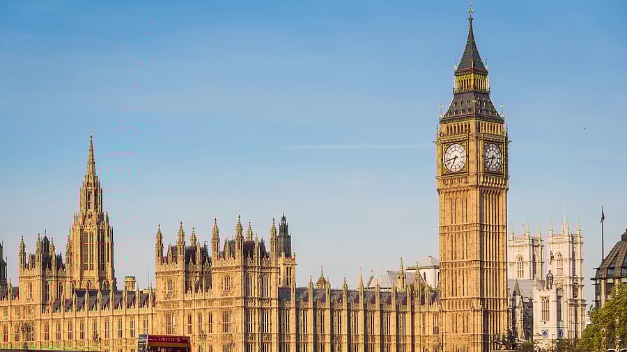 <div class="paragraphs"><p>Palace of Westminster, which houses the British Parliament.</p></div>