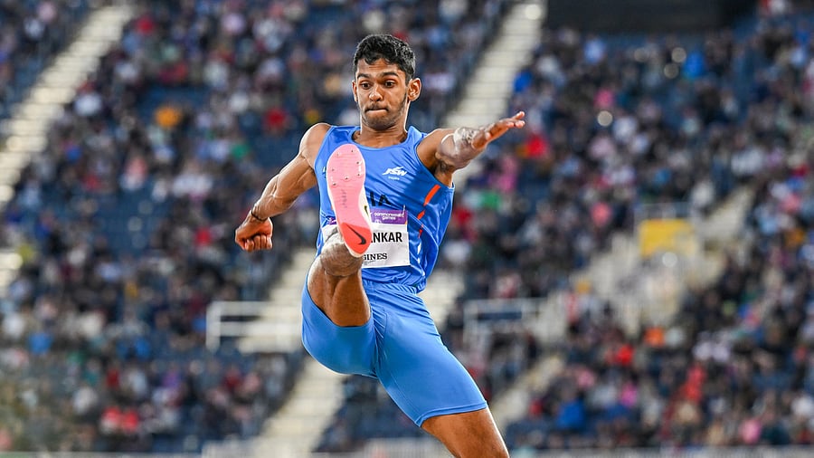 <div class="paragraphs"><p>With three 8 metre-plusjumps in the season so far,Murali Sreeshankar will look to impress at the World Championships.</p></div>