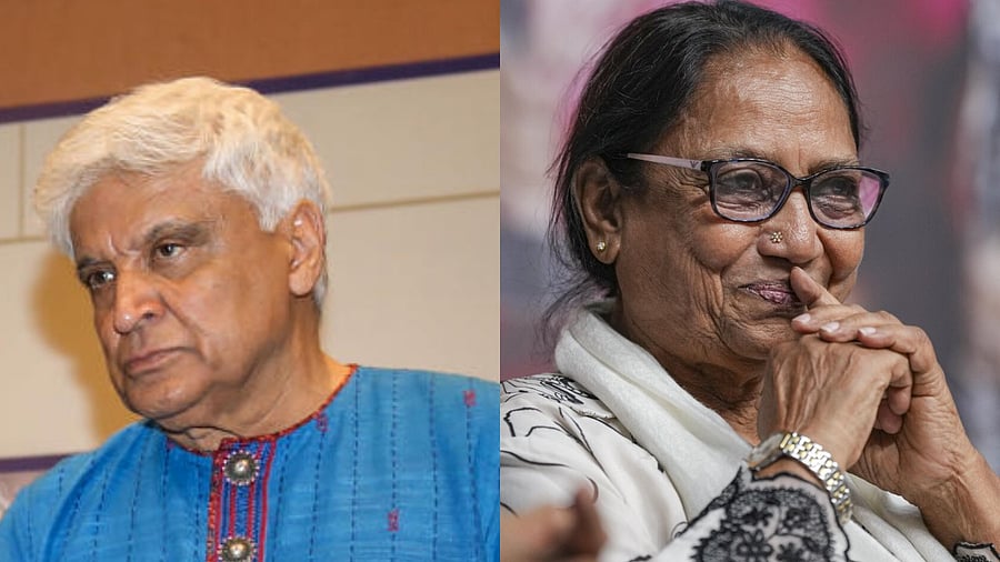 <div class="paragraphs"><p>Javed Akhtar and Banu Mushtaq in a frame.</p></div>