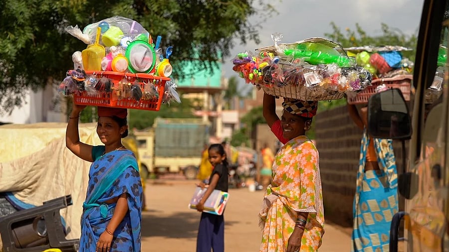 <div class="paragraphs"><p>Overall, 17% of reservation is available for SC communities in Karnataka. In pics, men (below) and women from the Chenna Dasara community at Ginigera in Koppal district. </p></div>