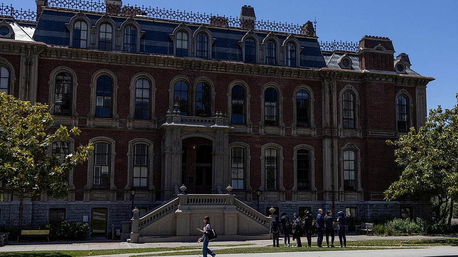 <div class="paragraphs"><p>FILE PHOTO: Prospective students tour the University of California, Berkeley campus before beginning of the new semester, in Berkeley, California</p></div>