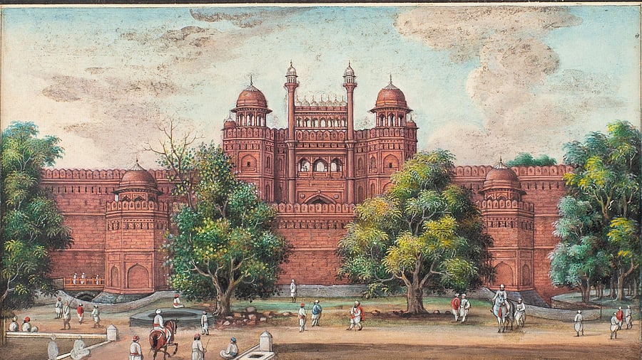 <div class="paragraphs"><p>One of the paintings on display at Bikaner House as part of the exhibition. </p></div>