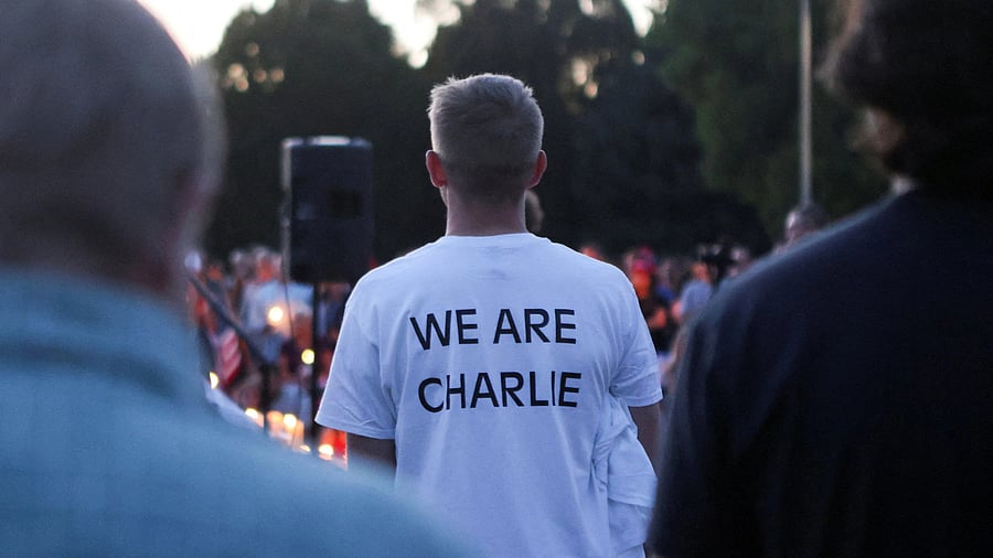 <div class="paragraphs"><p>File photo: A person wears a t-shirt with the words, "We are Charlie", during a vigil in Provo.</p></div>
