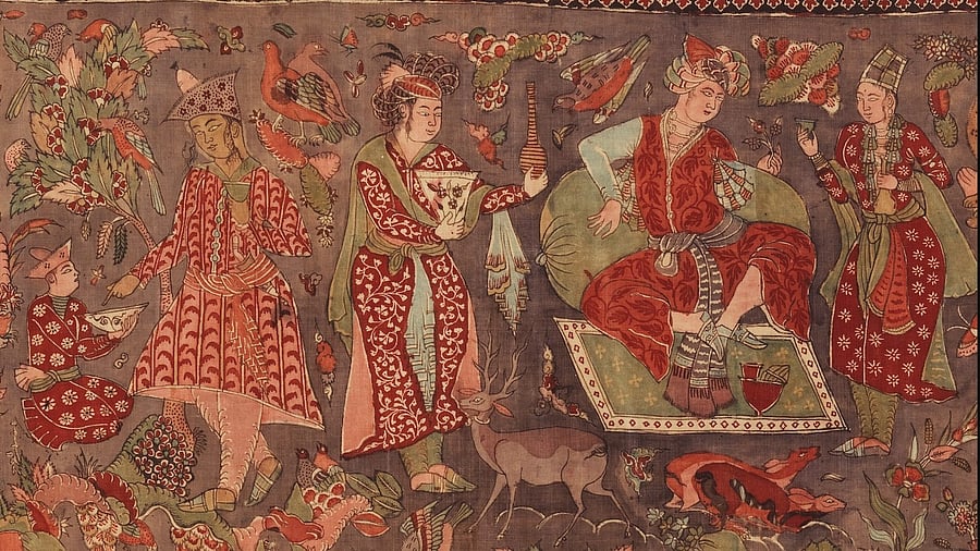 <div class="paragraphs"><p>A detail from the Kalamkari rumal, Deccan, c 1640-50. </p></div>