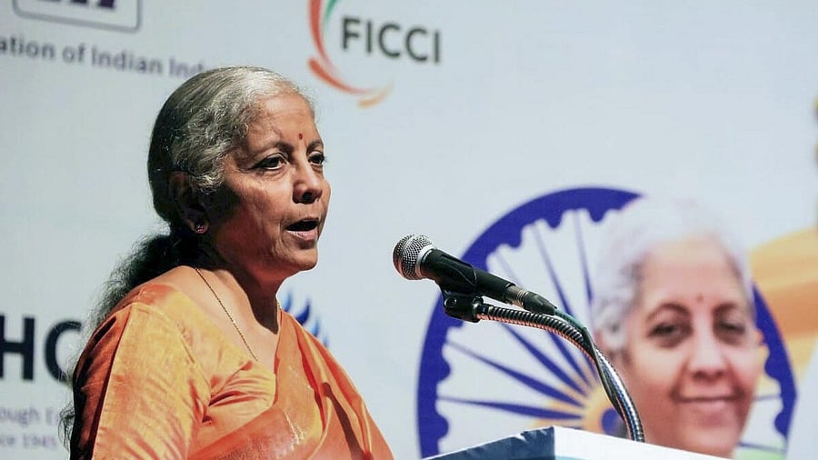 <div class="paragraphs"><p>Union Finance Minister Nirmala Sitharaman addresses a joint conclave of Trade and Industries Associations on 'Tax Reforms for Rising Bharat', in Chennai.</p></div>