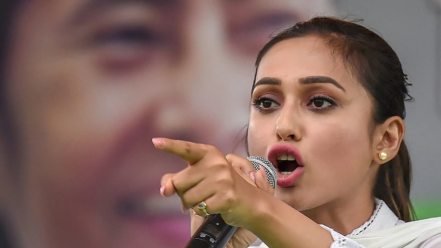 <div class="paragraphs"><p>Actor and TMC leader Mimi Chakraborty</p></div>