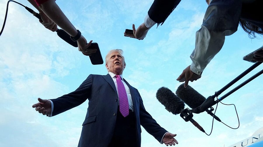 <div class="paragraphs"><p>Image of US President Donald Trump speaking to the media.</p></div>