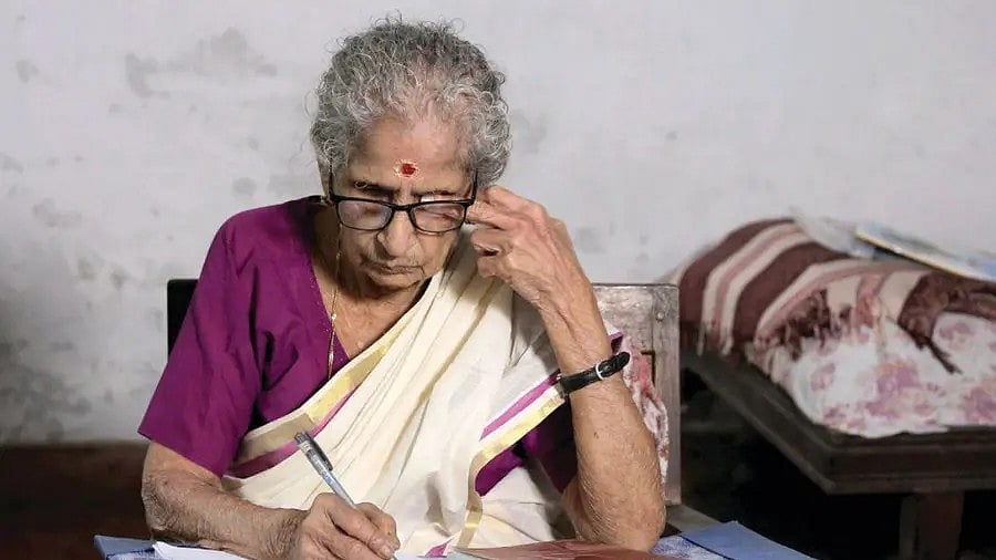 <div class="paragraphs"><p>Malayalam writer M Leelavathy.</p></div>