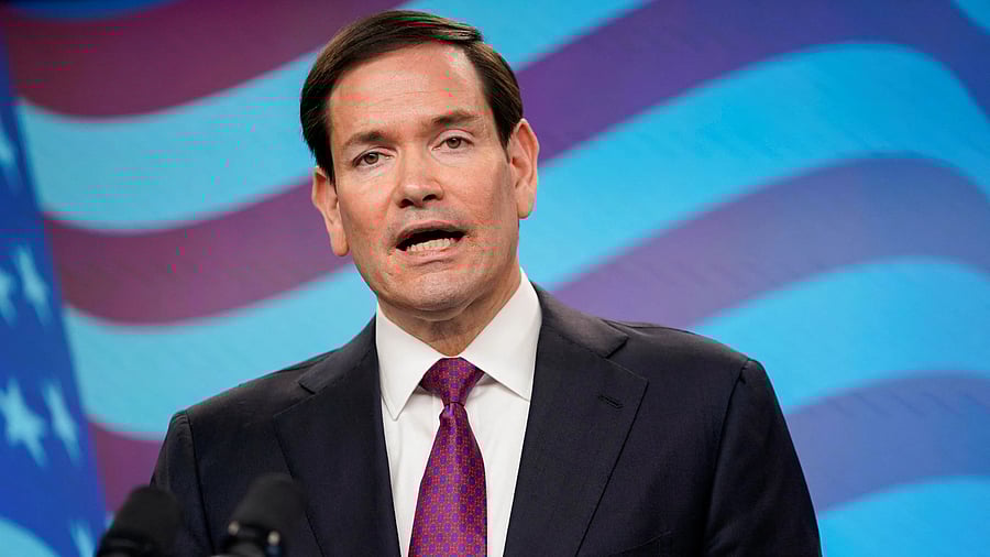 <div class="paragraphs"><p>US Secretary of State Marco Rubio speaking at a joint press conference.</p></div>