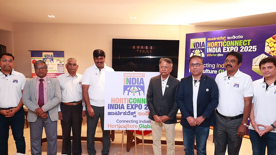 <div class="paragraphs"><p>Members of HortiConnect announce the dates of the expo at an event in the city on Wednesday. </p></div>